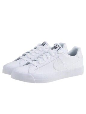 Nike Court Royale AC Triple White Women's Low-Top Athletic Sneakers
